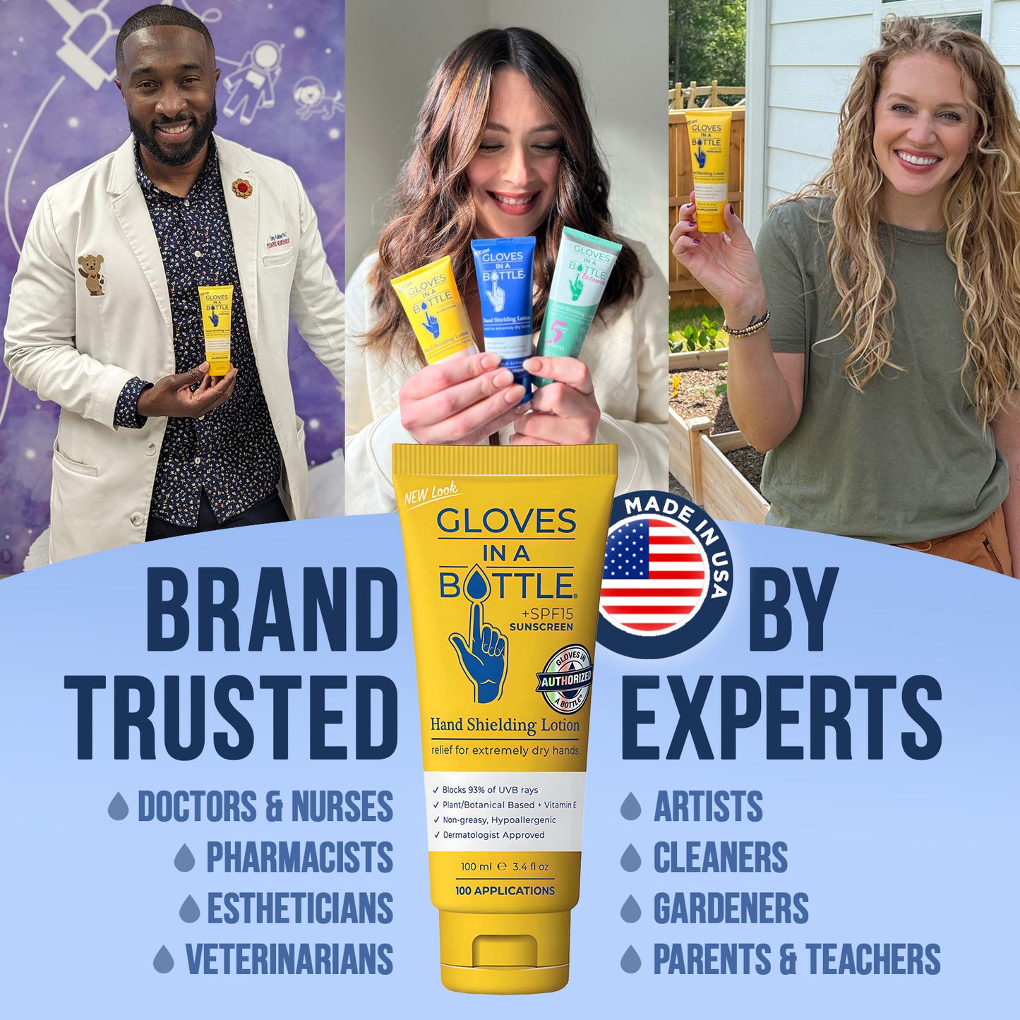 Gloves In A Bottle Hand Shielding Lotion with SPF, 2 pack