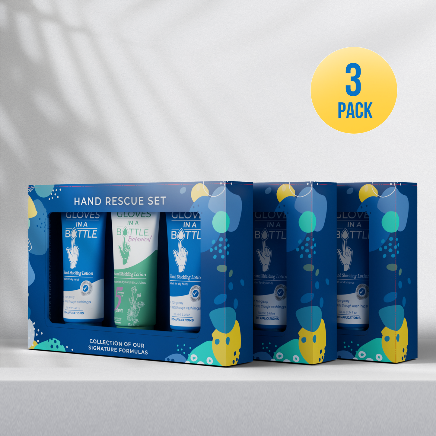 Gloves In A Bottle 3.4oz Variety Tube Gift Set (3 Sets)