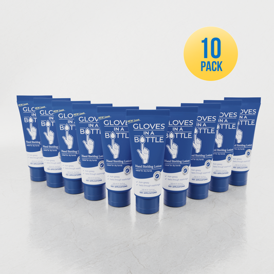 Gloves In A Bottle Hand Shielding Lotion 3.4 Oz Tube 10 Pack