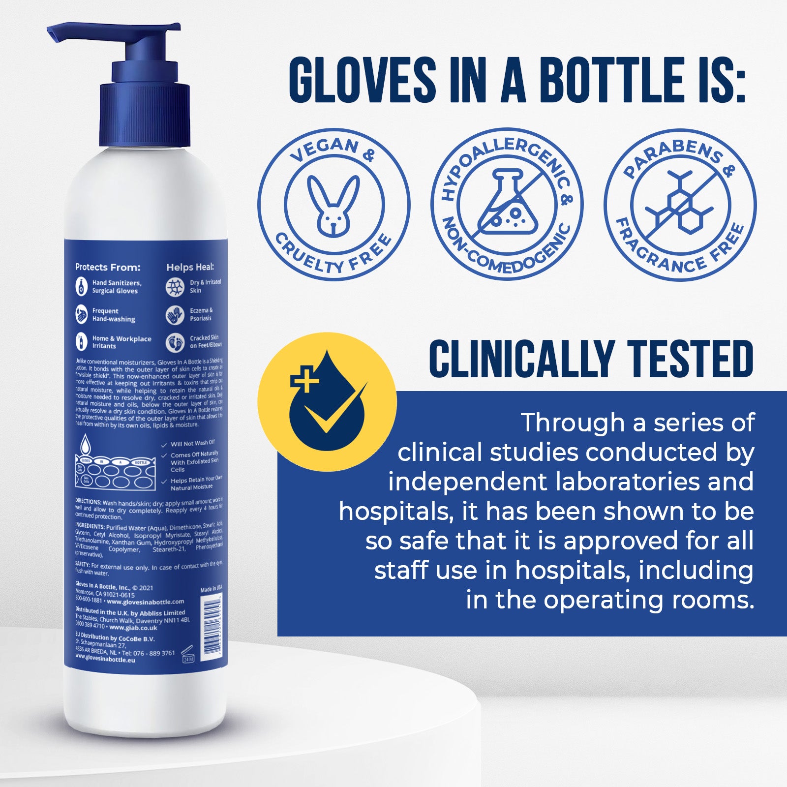 Gloves In A Bottle Hand Shielding Lotion for Dry Skin, 16 Ounce