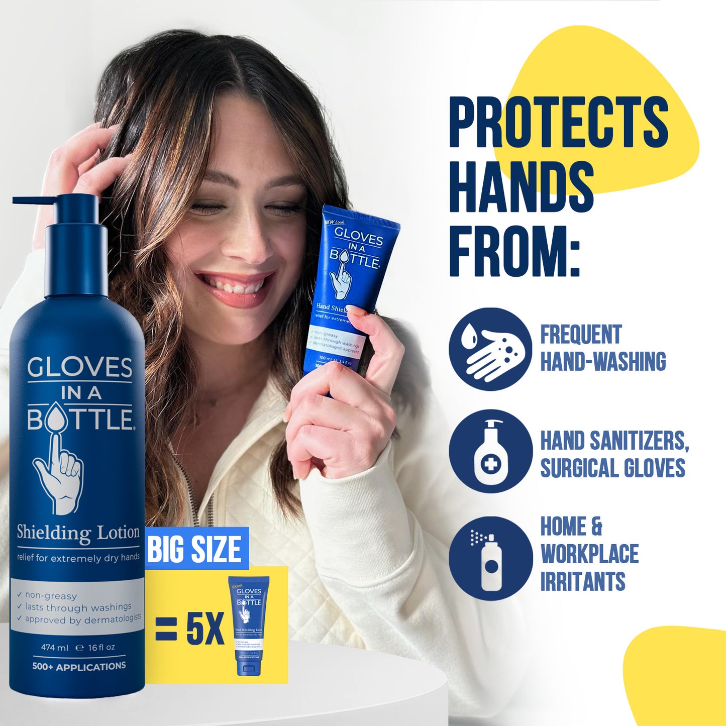 Gloves In A Bottle Shielding Lotion 16 Oz Bottle 2 Pack