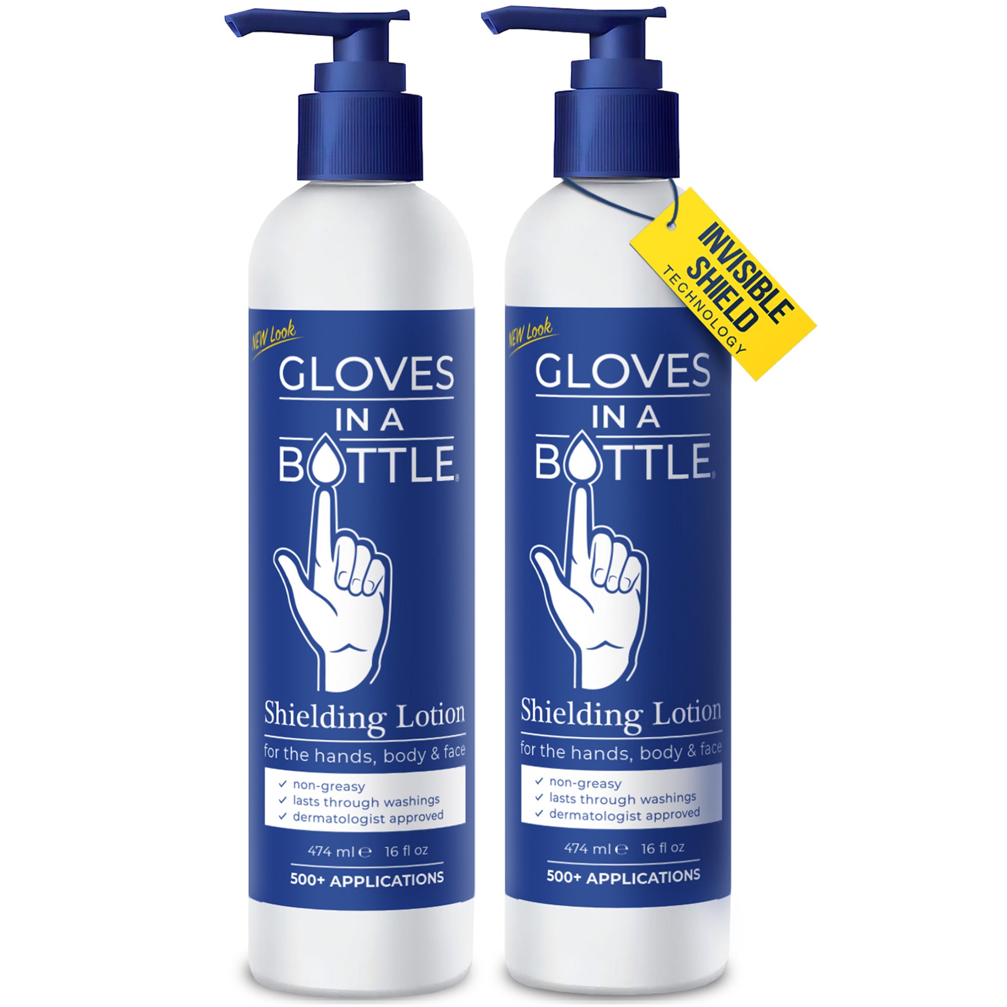 Gloves In A Bottle Hand Shielding Lotion for Dry Skin, 16 Ounce (2 Pack)