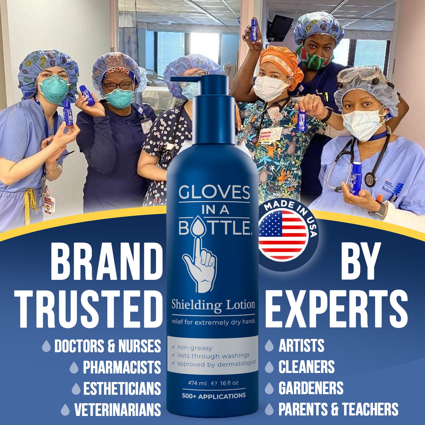 Gloves In A Bottle Shielding Lotion 16 Oz Bottle 2 Pack