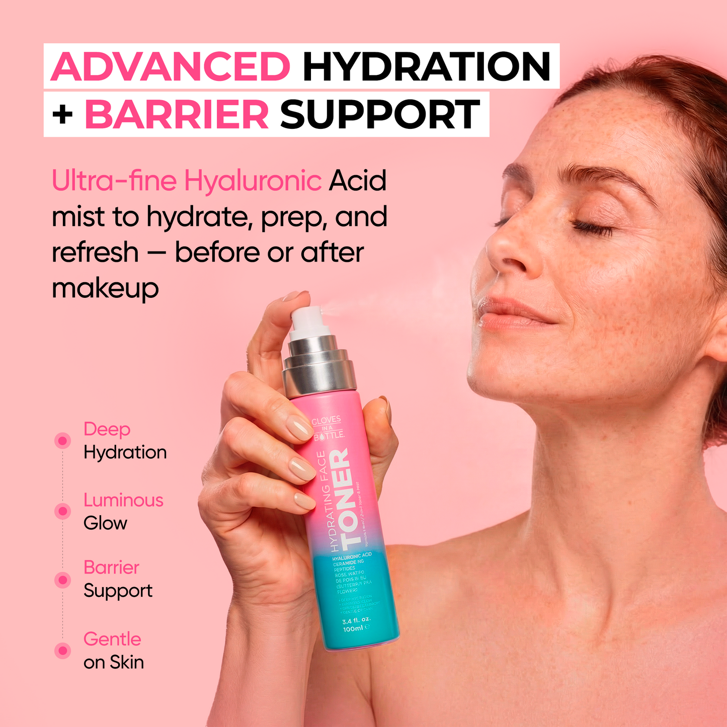 HYDRATING FACE TONER / 2-IN-1 TONER & MIST