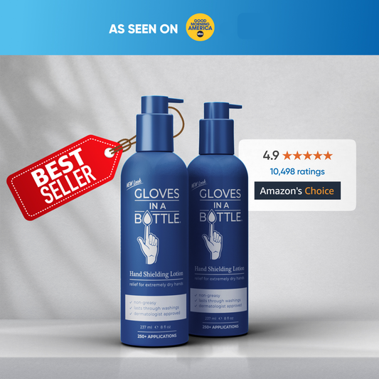 Gloves In A Bottle Shielding Lotion 8 Oz Bottle with a New Pump