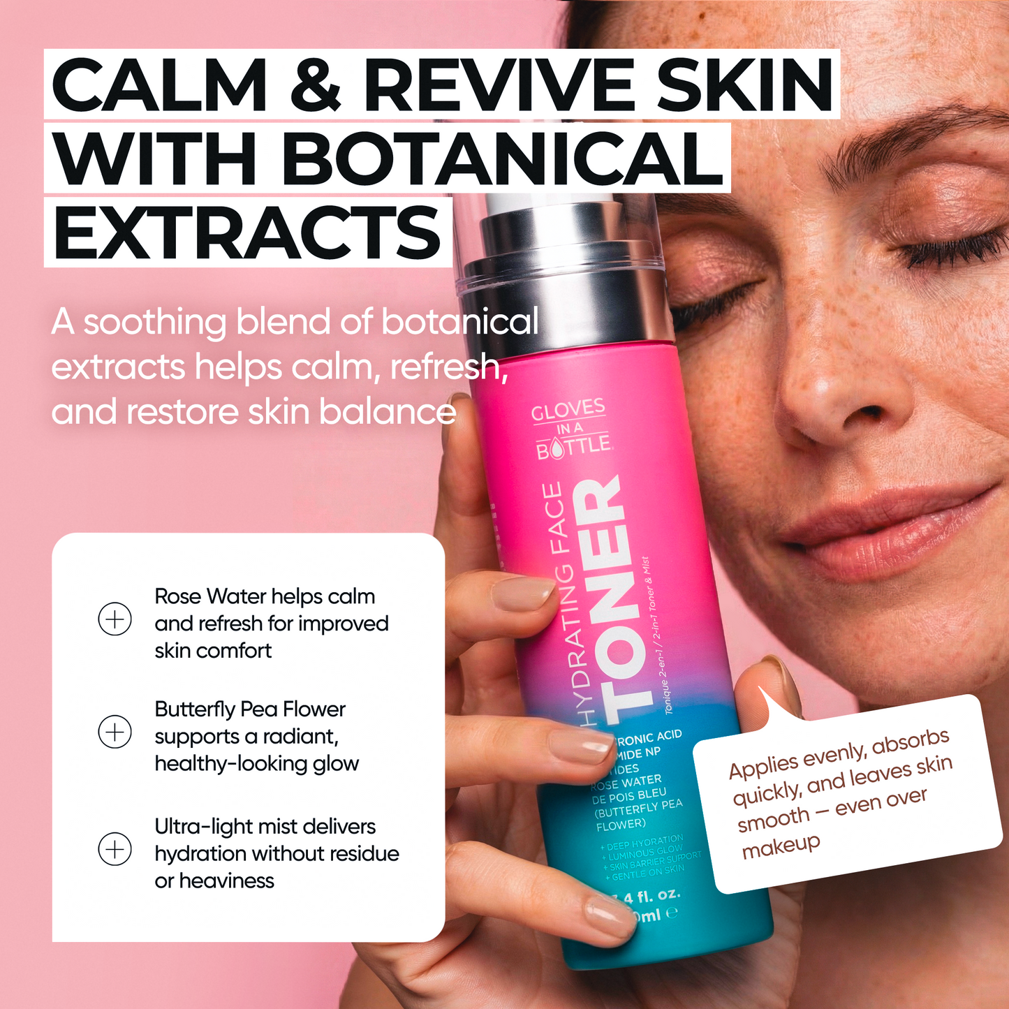HYDRATING FACE TONER / 2-IN-1 TONER & MIST