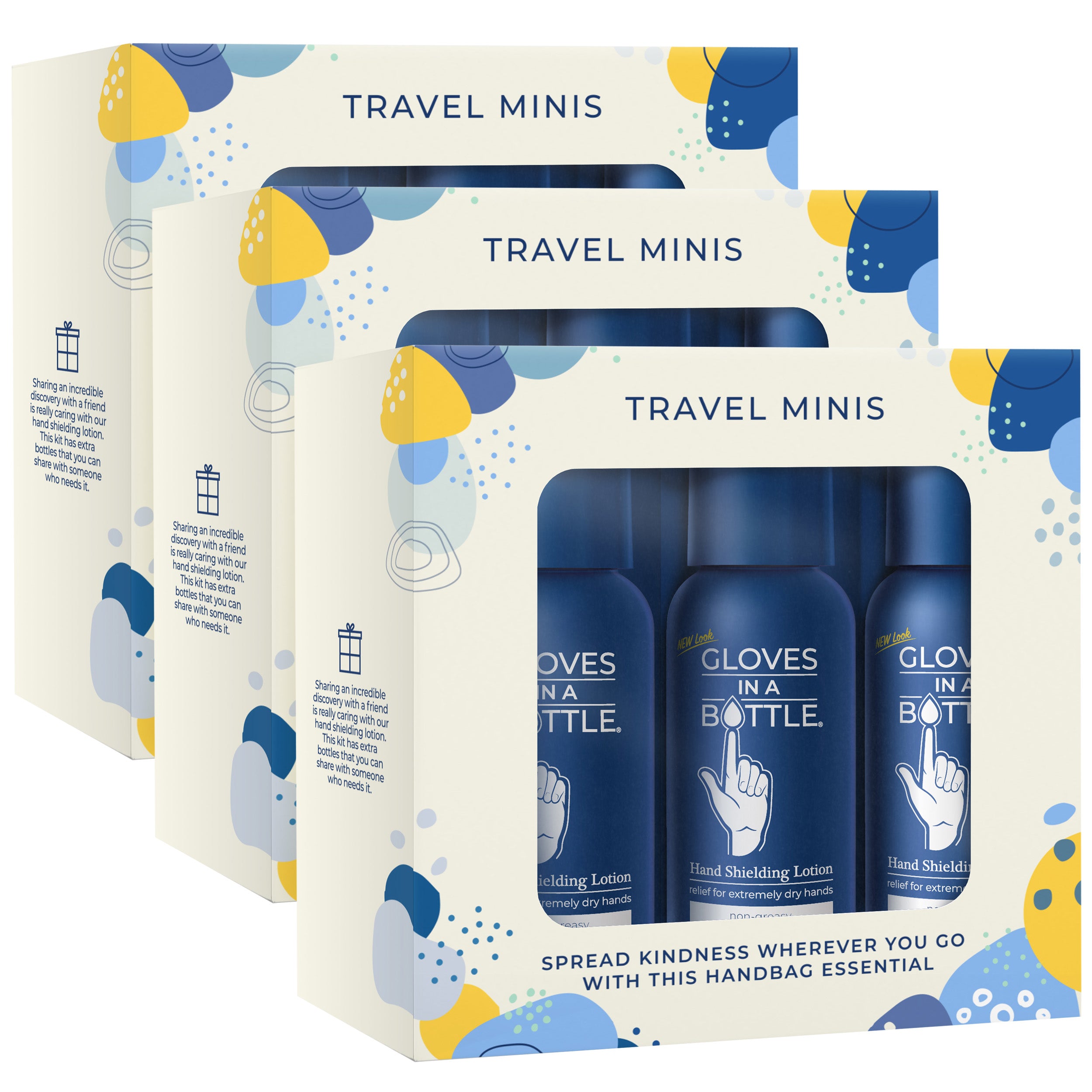 Gloves In A Bottle "Travel Minis"  - 3x2oz Gift Pack (3 Sets)