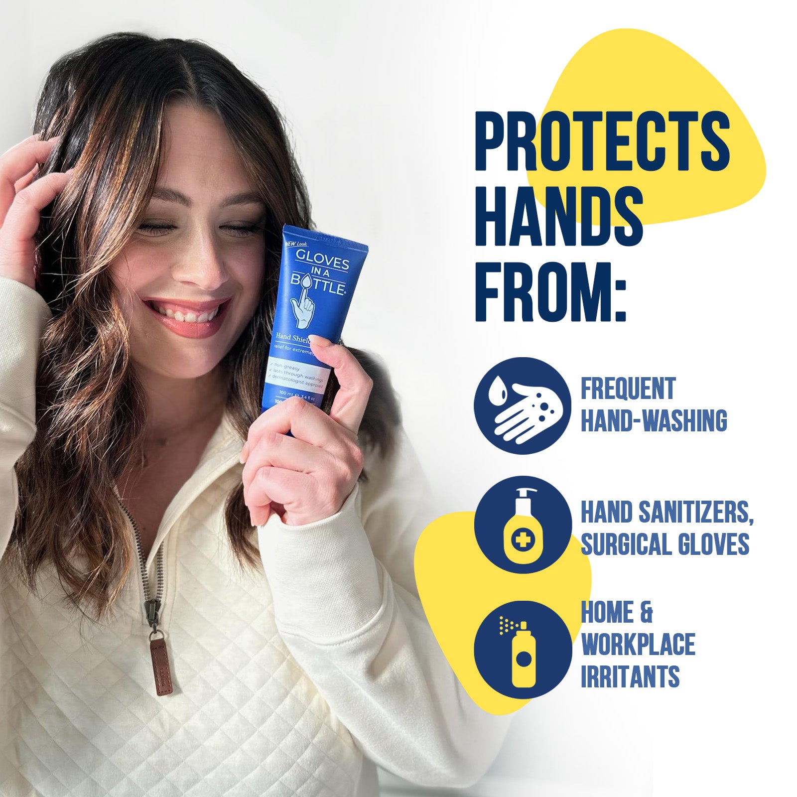 Gloves In A Bottle Hand Shielding Lotion for Dry Skin, 3.4 Ounce (10 pack)