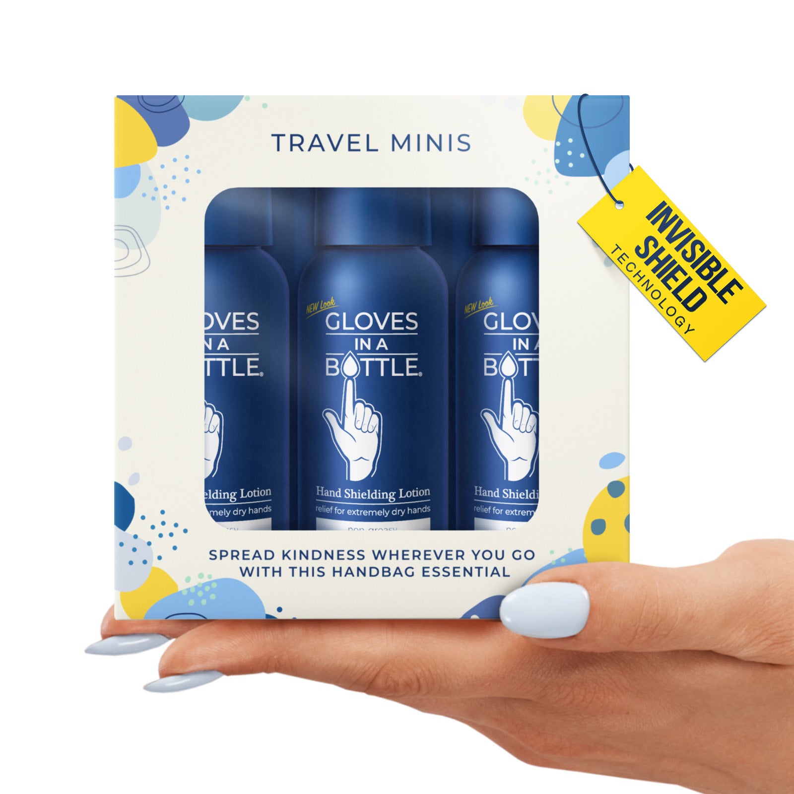 Gloves in A Bottle - Shielding Lotion for Dry Skin, Hand Lotion Travel