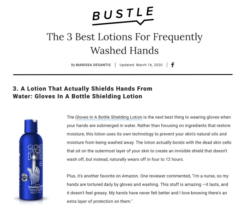 Bustle Featured Gloves In A Bottle