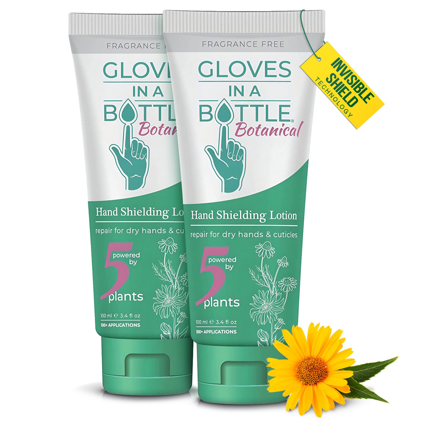 Gloves In A Bottle Hand Shielding Lotion Botanical, 2 Pack