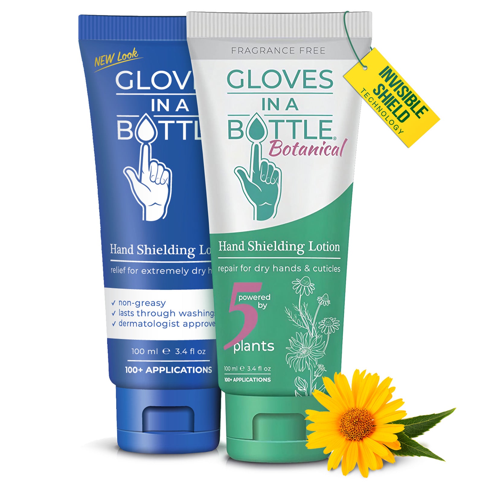 Gloves In A Bottle Hand Shielding Lotion, Botanical and Regular