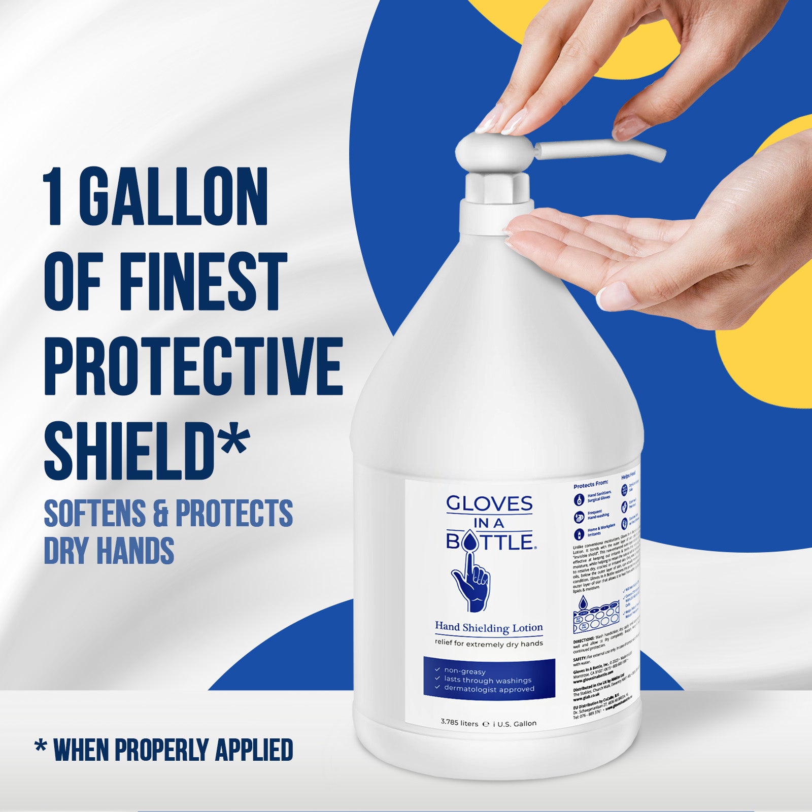 Gloves In A Bottle Gallon of Shielding Lotion for Hands