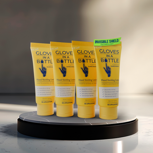 Gloves In A Bottle Hand Shielding Lotion with SPF, 4 Pack