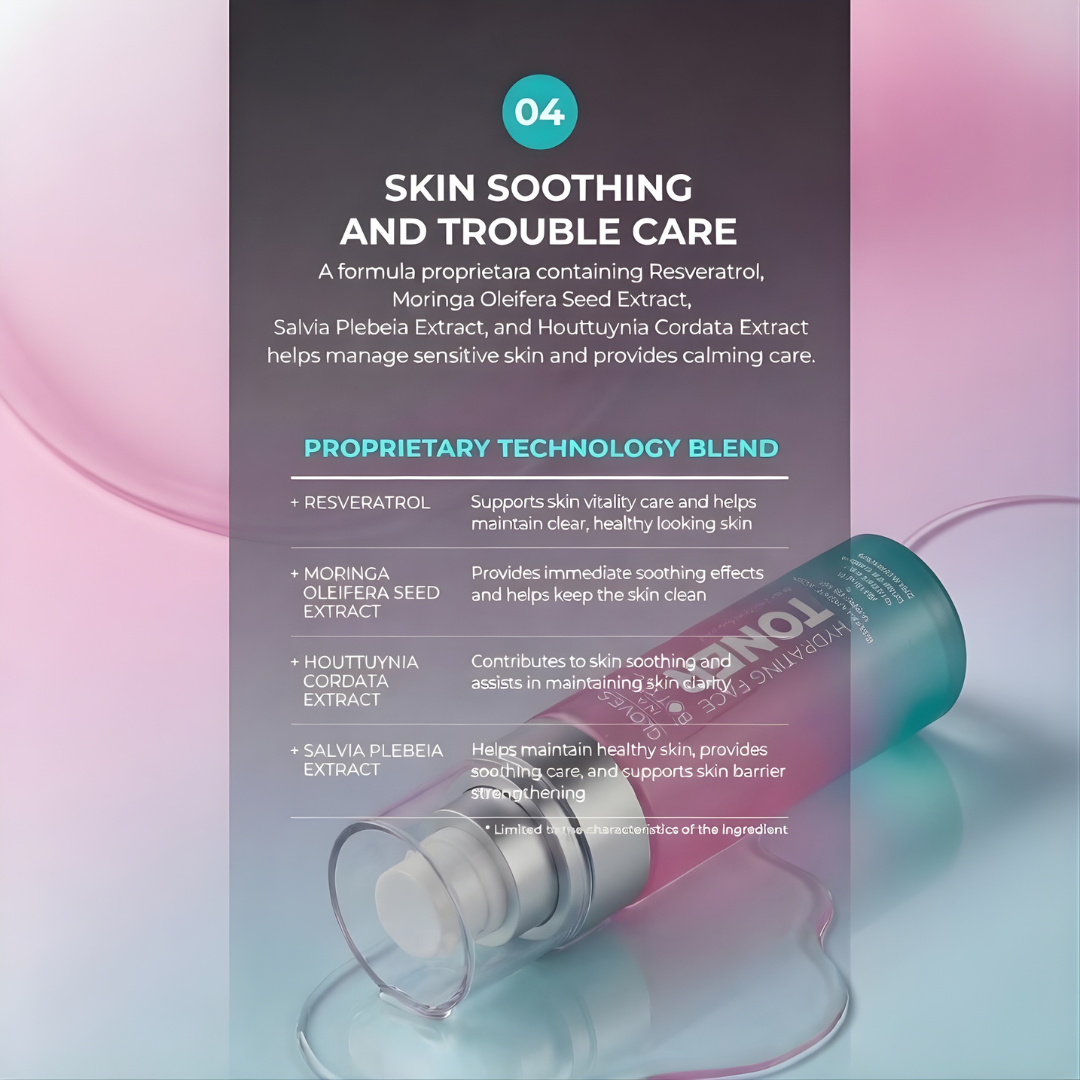 HYDRATING FACE TONER / 2-IN-1 TONER & MIST