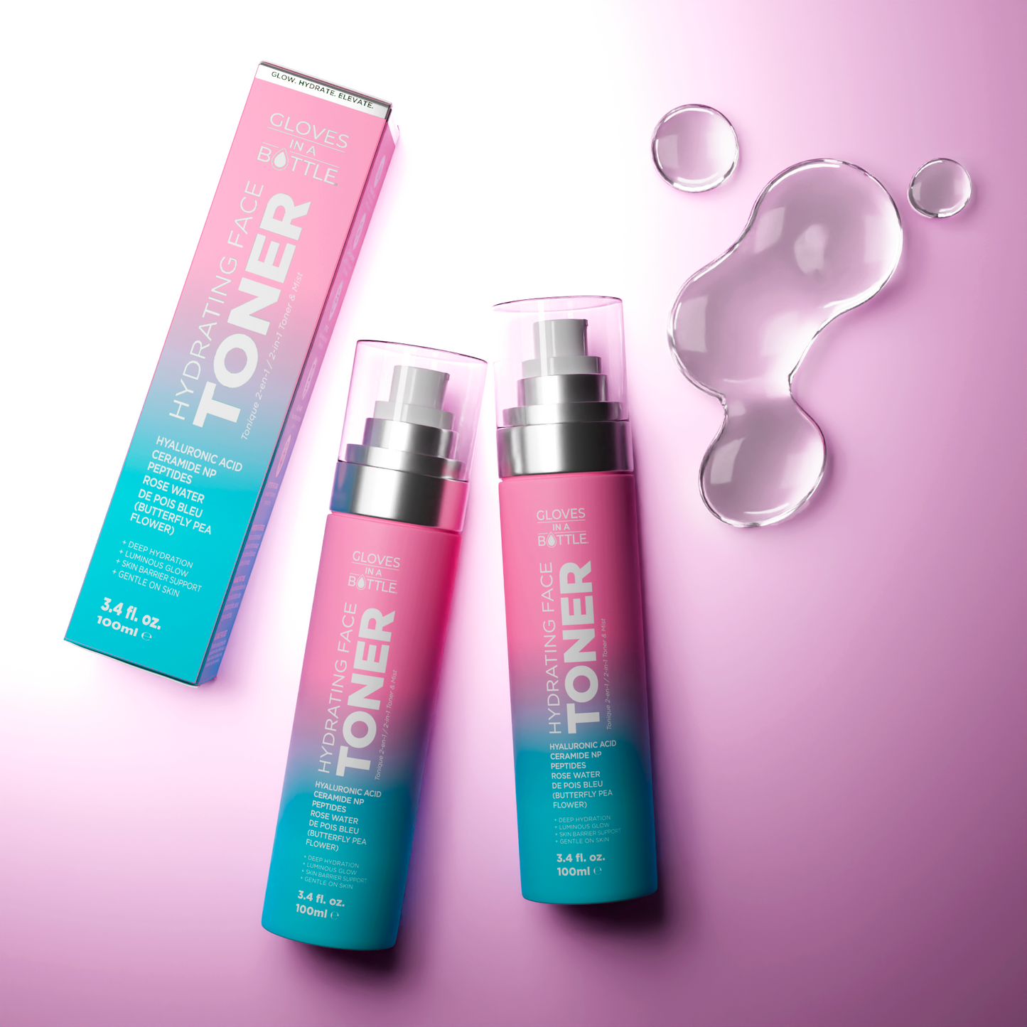 HYDRATING FACE TONER / 2-IN-1 TONER & MIST