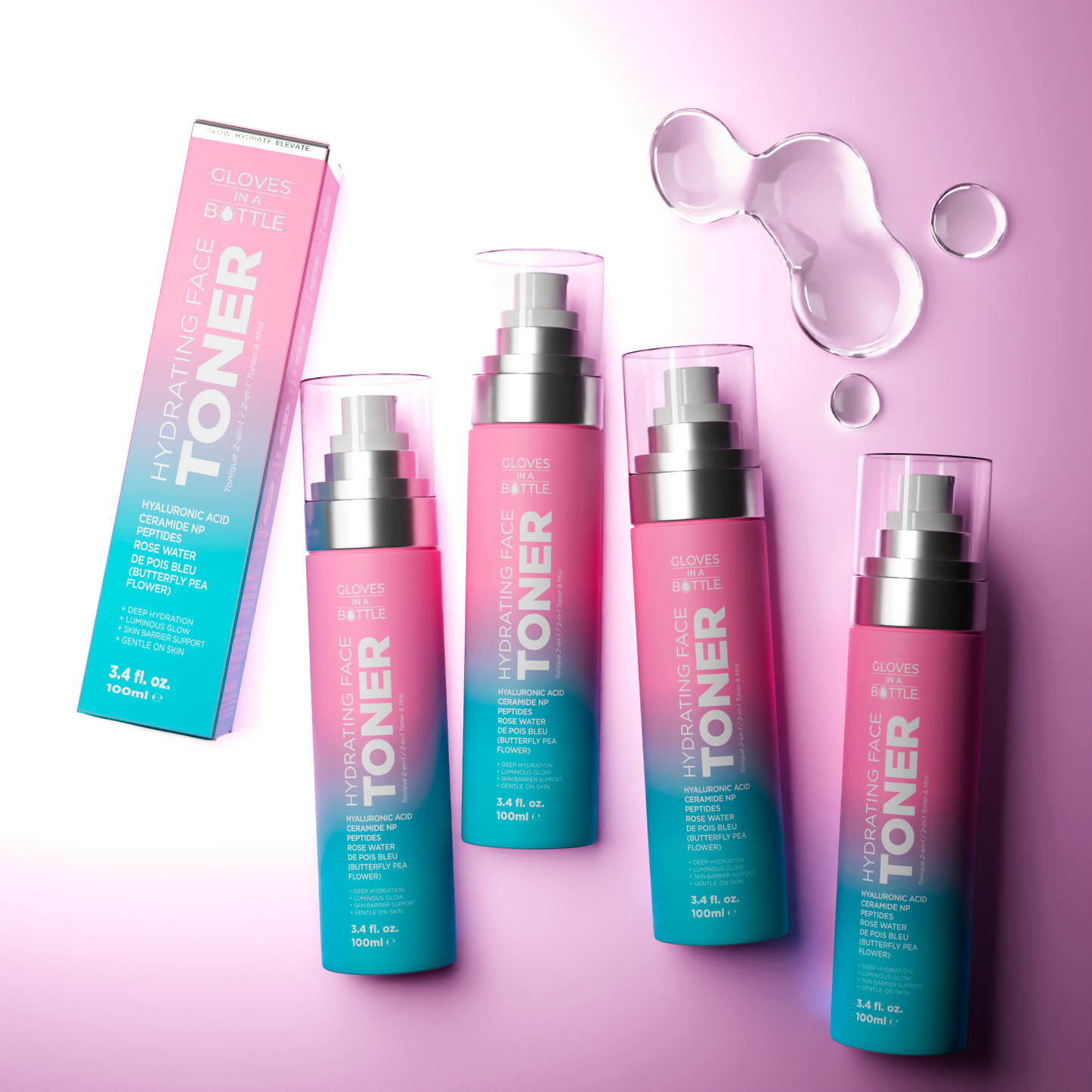 HYDRATING FACE TONER / 2-IN-1 TONER & MIST